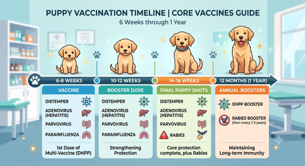 The Complete Puppy Vaccination Schedule: From First Shots to Boosters